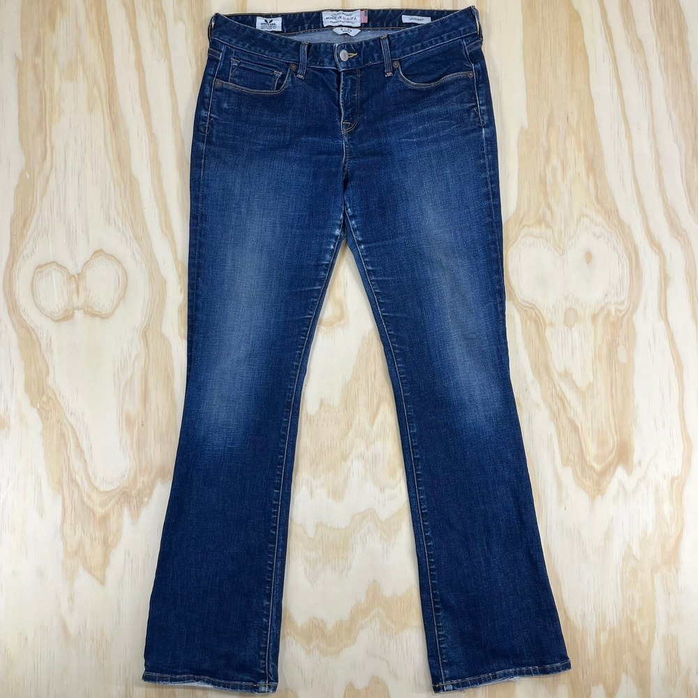 Lucky Brand Lolita Boot Ankle Jeans Womens 8/29 White Oak Cone Denim Made in USA